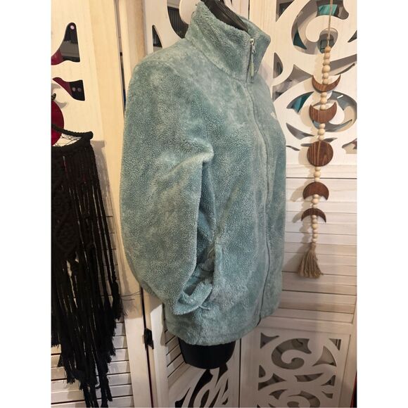 Tnf- north face /northface sea mint green osito fleece Jacket/coat small - Picture 4 of 9